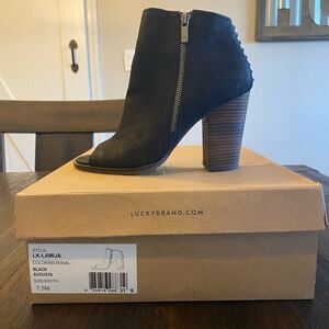 Lucky Brand Lamija open toe ankle boot-NIB